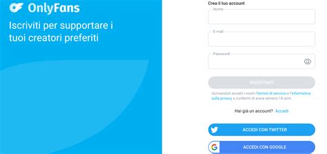 come ci si iscrive a onlyfans|Iscrizione OnlyFans